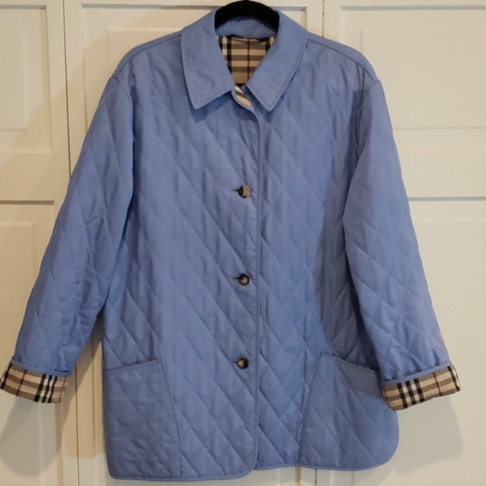 Burberry Quilted Coat (blue)
